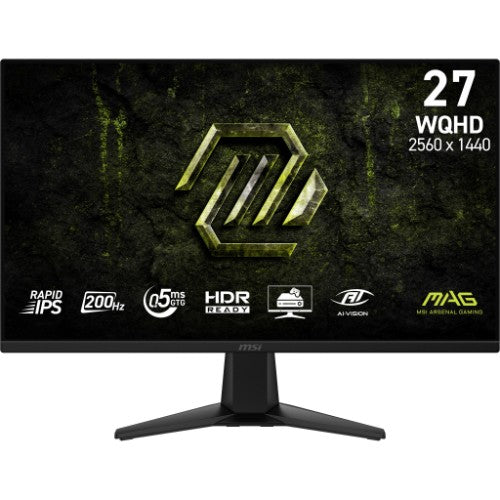 MSI MAG 275QF E20 computer monitor 68.6 cm (27") 2560 x 1440 pixels Wide Quad HD LCD Black