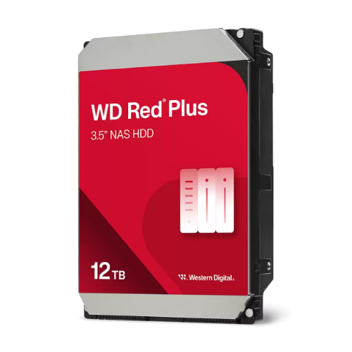 Western Digital Red Plus WD120EFGX internal hard drive 12 TB 7200 RPM 512 MB 3.5" Serial ATA III