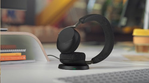 Jabra Evolve3 75 - UC Link390a (Wireless Charging Pad) - Black