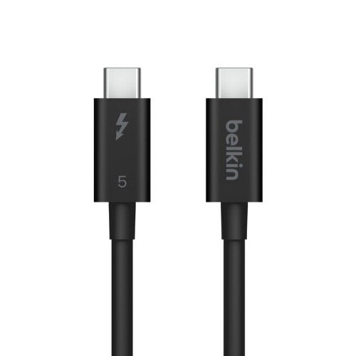 Belkin INZ005FQ1MBK Thunderbolt cable 1 m 120 Gbit/s Black