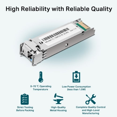 TP-Link Omada Gigabit Single-Mode WDM Bi-Directional SFP Module