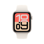 Apple Watch SE (3nd generation) SE 3 GPS + Cellular 44mm Starlight Aluminium Case with Starlight Sport Band - M/L