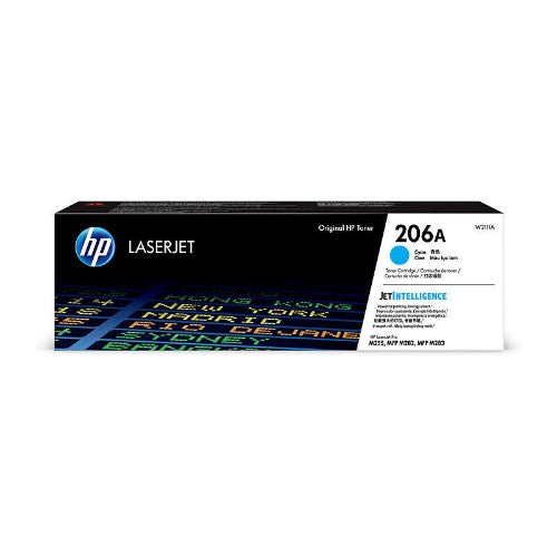 HP 206A CYAN LASERJET TONER CARTRIDGE 1250 PAGES