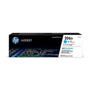 HP 206A CYAN LASERJET TONER CARTRIDGE 1250 PAGES