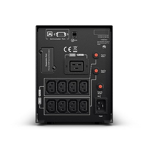 CyberPower PR3000ELCDSL uninterruptible power supply (UPS) Line-Interactive 3 kVA 2700 W 9 AC outlet(s)
