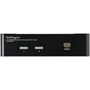 StarTech.com 2 Port USB HDMI KVM Switch with Audio and USB 2.0 Hub - TAA
