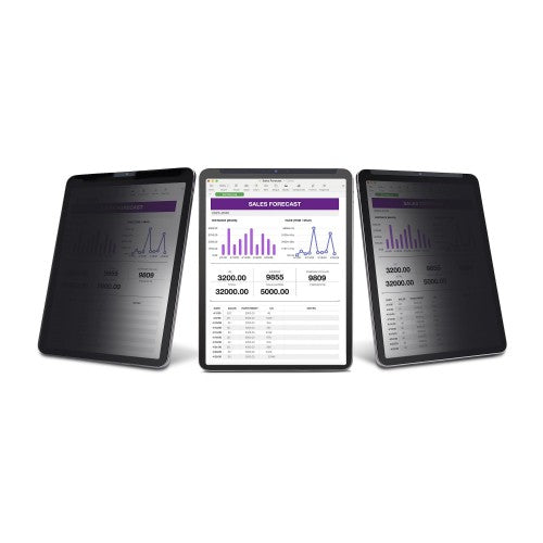 StarTech.com 4-Way Privacy Screen For 11-inch iPad Pro, For Portrait/Landscape Orientations, Touch-Enabled, +/- 30 Deg. View, Blocks up to 51% Blue Light, Anti-Glare