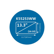Kensington MagPro Magnetic Privacy Screen Filter for Laptops 13.3" (16:10)