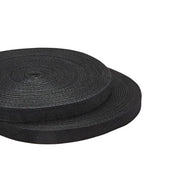 StarTech.com 25ft (7.6m) Hook and Loop Roll, Black, Cut-to-Size Reusable Cable Ties, Bulk Industrial Wire Fastener Tape, Adjustable Fabric Wraps, Reusable Self Gripping Cable Management Straps
