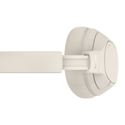 Belkin SoundForm Isolate Headset Wired & Wireless Head-band Calls/Music USB Type-C Bluetooth Sand
