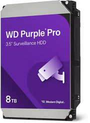 Western Digital Purple Pro Smart Video HDD 8TB internal hard drive 7200 RPM 3.5" Serial ATA