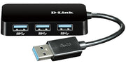D-Link DUB-1341 interface hub USB 3.2 Gen 1 (3.1 Gen 1) Type-A 5000 Mbit/s Black