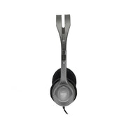 Logitech 981-000459 headphones/headset Wired Head-band Office/Call center Grey, Dark Grey