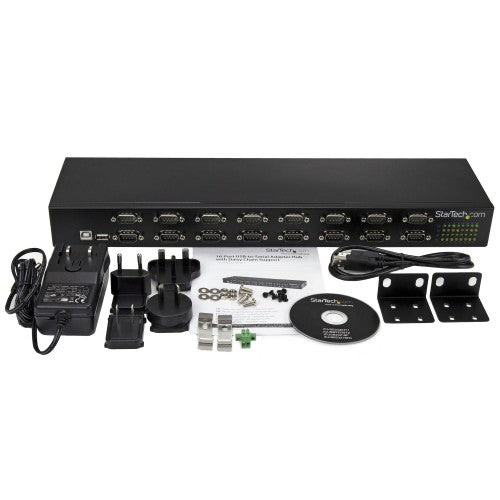 StarTech.com 16-Port USB-to-Serial Adapter Hub - TAA