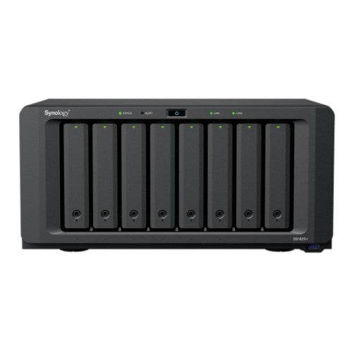 Synology DiskStation DS1825+ NAS/storage server Ryzen Embedded V1500B 8 GB DDR4 0 TB Black