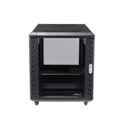 StarTech.com 12U Enterprise-Grade Server Rack Cabinet, 19in Enclosed 4-Post Rack with 29in (75cm) Mounting Depth and 1764lb (800kg) Weight Capacity