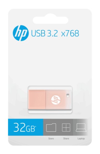 HP x768 USB flash drive 32 GB USB Type-A 3.2 Gen 2 (3.1 Gen 2) Pink