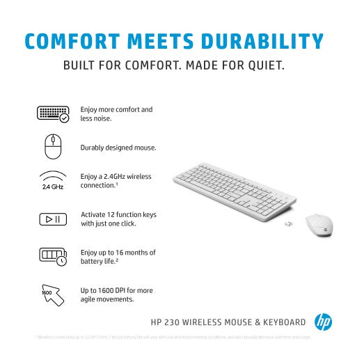 HP 230 Wireless Mouse and Keyboard Combo