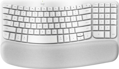 LOGITECH Wave Keys wireless ergonomic keyboard for mac - Off White