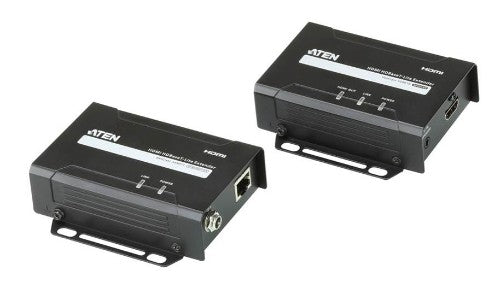 ATEN VE801-AT-U AV extender AV transmitter & receiver Black