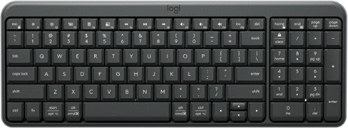 Logitech K250 Compact Bluetooth keyboard Universal RF Wireless + Bluetooth QWERTY US English Graphite