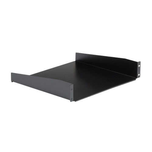 StarTech.com 2U Server Rack Shelf - Universal Rack Mount Cantilever Shelf for 19" Network Equipment Rack & Cabinet - Heavy Duty Steel - Weight Capacity 44lb/20kg - 16" Deep Tray
