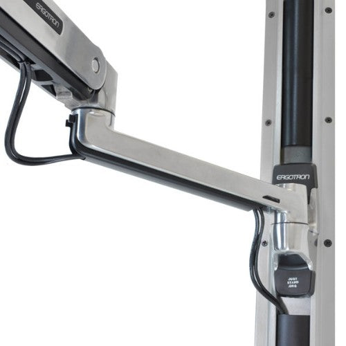 Ergotron LX Sit-Stand Wall Mount LCD Arm 106.7 cm (42") Stainless steel
