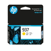 HP 937 YELLOW ORIGINAL INK CARTRIDGE 800 PAGE YIELD FOR OJPRO 9132E 9133 9135E 9130