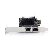 StarTech.com 2-Port 5G Gigabit PCIe Network Adapter Card, 5G/2.5G/1G/100M/10M PCI Express LAN Card, Realtek RTL8126, Windows and Linux, TAA Compliant