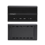 StarTech.com USB4 M.2 NVMe Enclosure, 40Gbps, External USB-C/Thunderbolt NVMe SSD Enclosure, Aluminum Heatsink Case, B+M/M-Key