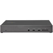 StarTech.com USB C Dock - Triple 4K Monitor USB Type-C Docking Station - 100W Power Delivery - DP 1.4 Alt Mode & DSC, 2x DisplayPort 1.4/HDMI 2.0 - 6xUSB (2x 10Gbps), SD - Windows/Chrome