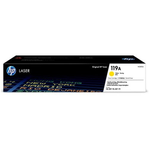 HP HP 119A Yellow Original Laser Toner Cartridge - HP Color LaserJet 150a/175nw/179fnw Printer