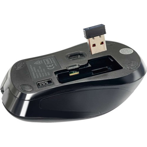 Verbatim Silent Wireless & Mouse- PCR keyboard Mouse included Universal RF Wireless QWERTY Black