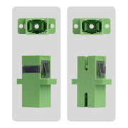 StarTech.com SC to SC Coupler 10 Pack, OS2 Single Mode SC Fiber Optic Coupler with Flange, SC/APC Simplex Adapter