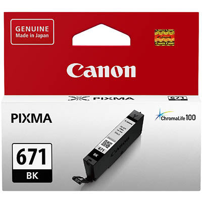 Canon CLI-671BK ink cartridge 1 pc(s) Original Standard Yield Black
