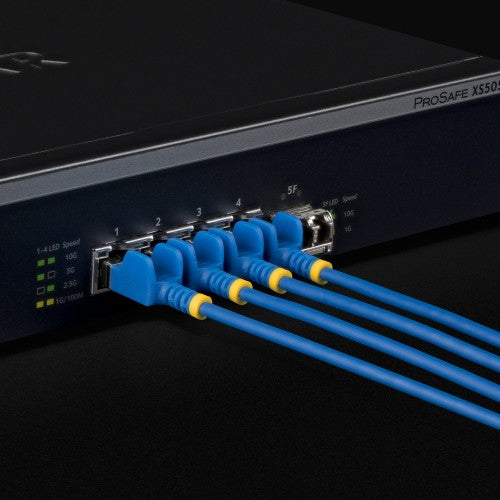 StarTech.com 1.5m Black Ultra Slim Cat6A Ethernet Cable, Snagless, FTP, Pure Bare Copper Wire, 34AWG Slim RJ45 Network Patch Cord, Individually Tested