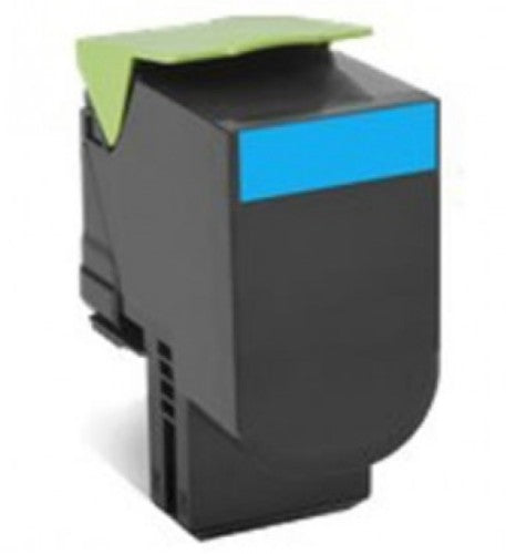 Lexmark 80C8XCE toner cartridge Original Cyan 1 pc(s)