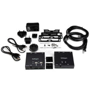 StarTech.com HDMI over CAT6 Extender with 4-port USB Hub - 165 ft (50m) - 1080p - TAA