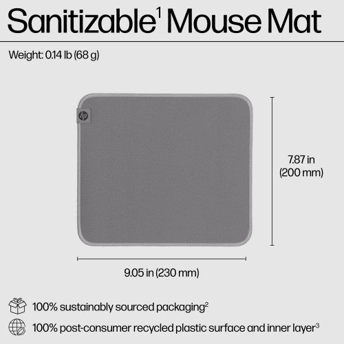 HP 100 Sanitizable Mouse Pad