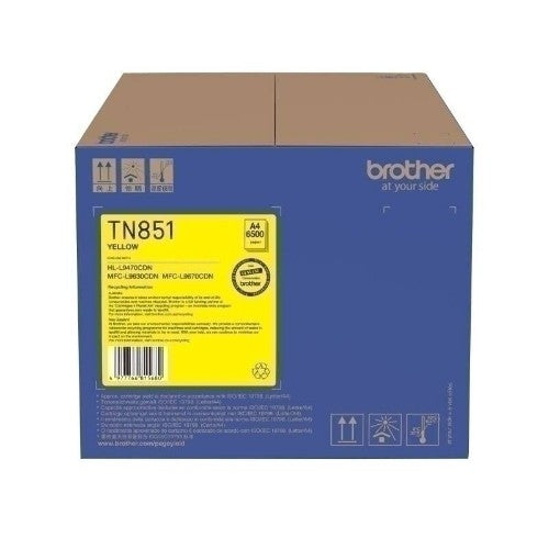 Brother TN851Y toner cartridge 1 pc(s) Original Yellow