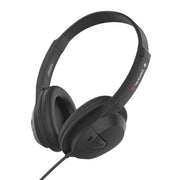 Verbatim PureSound Headphones with Volume Control Wired Head-band Music/Everyday Black