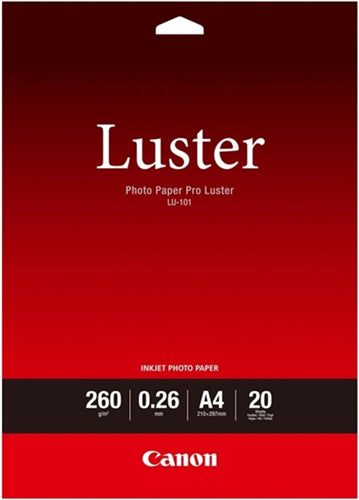 Canon LU-101 Luster Photo Paper Pro A4 - 20 Sheets