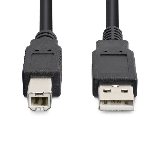 StarTech.com 50ft (15m) Active USB 2.0 A to B Cable, Long USB Printer Cable, 1x USB-A (M), 1x USB-B (M) - Black