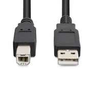 StarTech.com 50ft (15m) Active USB 2.0 A to B Cable, Long USB Printer Cable, 1x USB-A (M), 1x USB-B (M) - Black