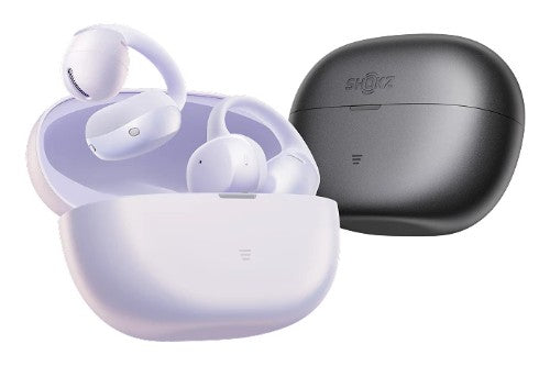 SHOKZ OpenDots Air Headset Wireless Ear-clip-on Calls/Music/Sport/Everyday Bluetooth Purple