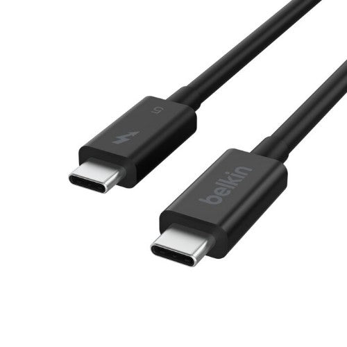 Belkin INZ005FQ1MBK Thunderbolt cable 1 m 120 Gbit/s Black