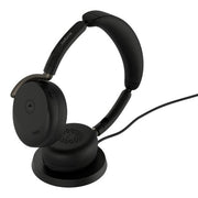 Jabra Evolve3 65 Flex MS - USB-A with Dongle - Black (Wireless Charging Pad)