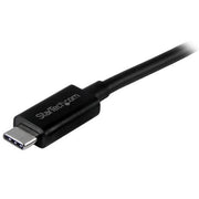 StarTech.com 3ft (1m) USB-C Cable, USB 10Gbps, 60W (3A) Power Delivery, 8K 60Hz / 4K 144Hz DP Alt Mode, USB-IF Certified - Thunderbolt Compatible