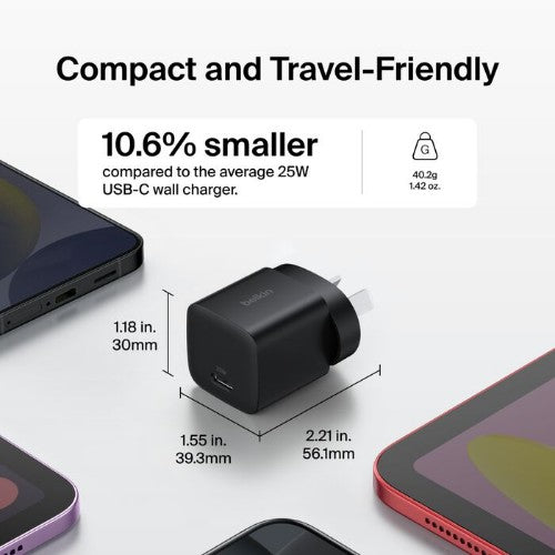 Belkin BoostCharge Smartphone Black AC Fast charging Indoor