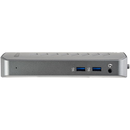 StarTech.com USB-C USB-A Dock - Hybrid Universal USB 3.0 Docking Station for USB-C or USB-A Laptop - Dual Monitor 4K 60Hz HDMI/DisplayPort - 6x USB-A, GbE - USB 5Gbps - Windows/Mac